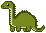 Green Dinosaur Mascot